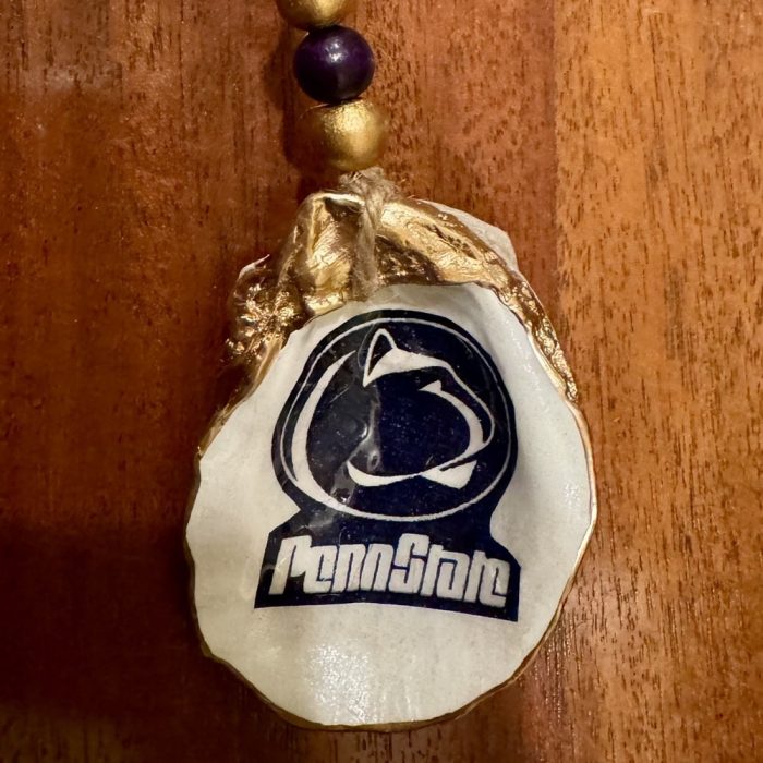 Penn State Oyster Christmas Ornament